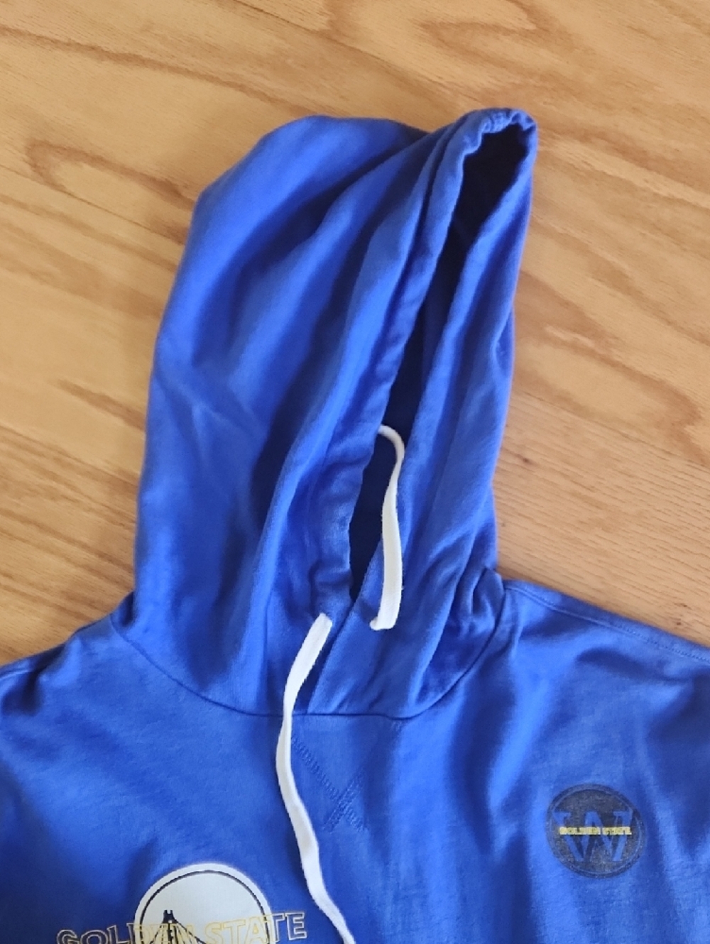 Express Blue Hoodie Long Sleeves with Golden State Warriors Logo Small - Picture 11 of 17